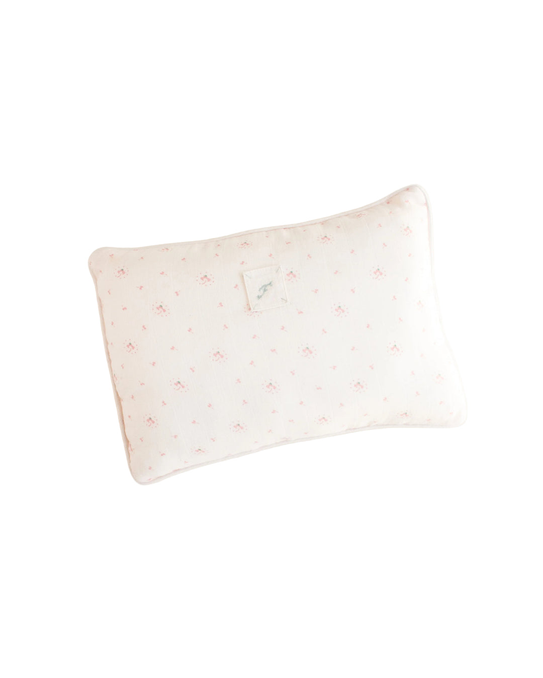pillow calico print - pink