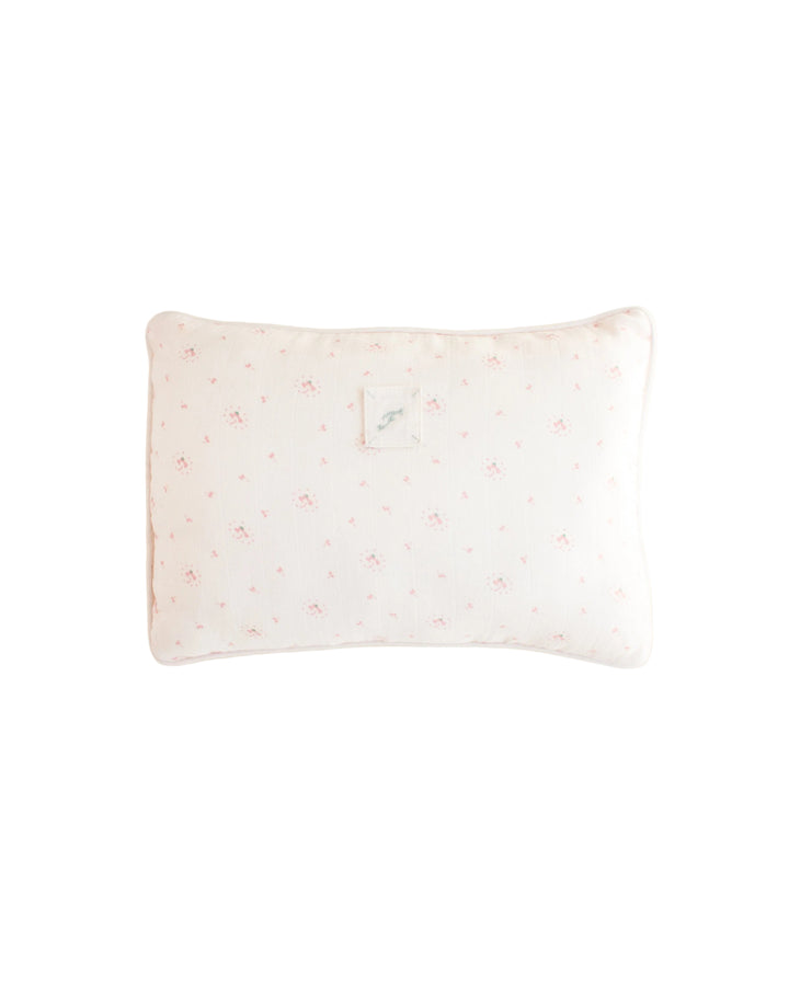pillow calico print - pink