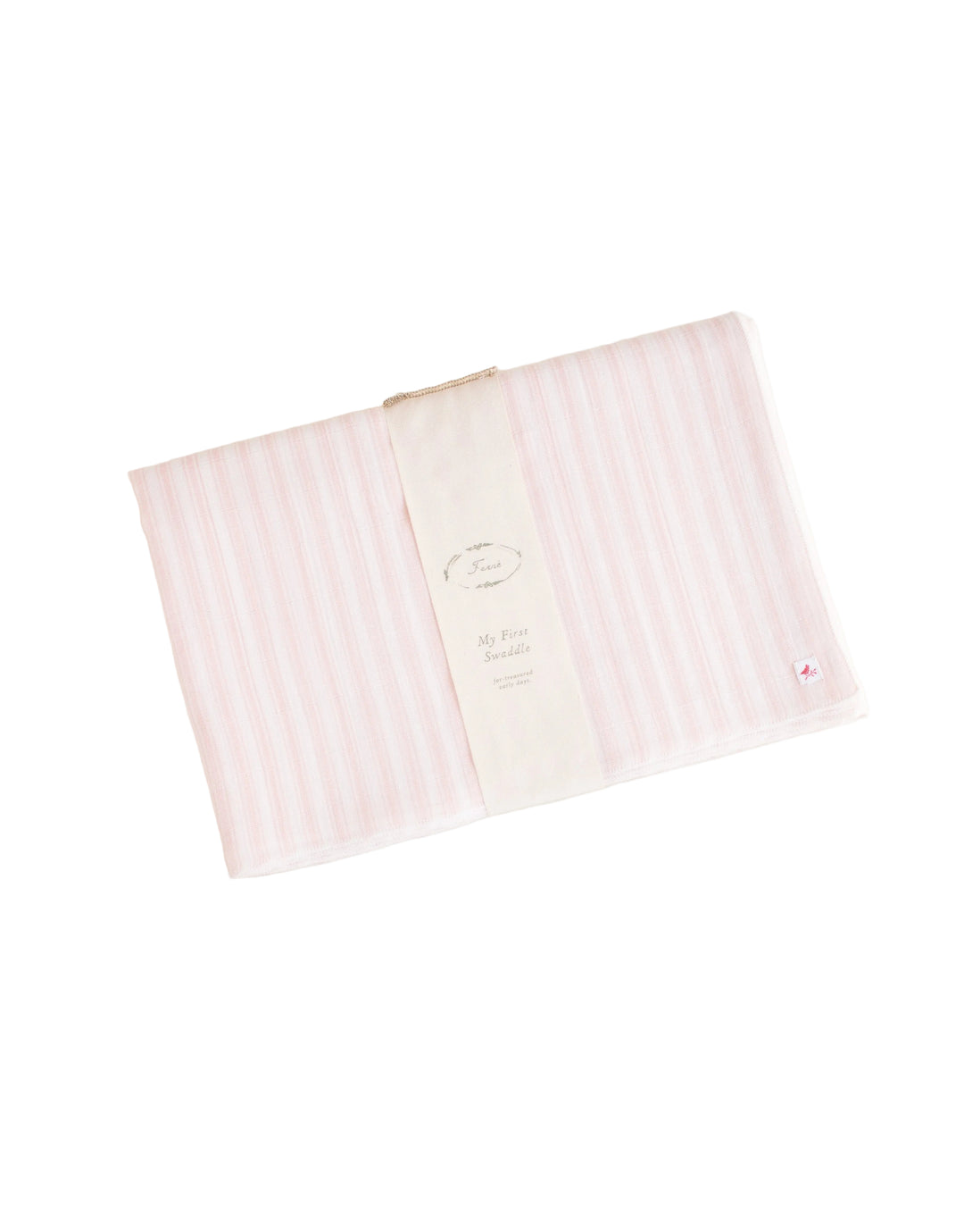 swaddle ticking stripe - pink