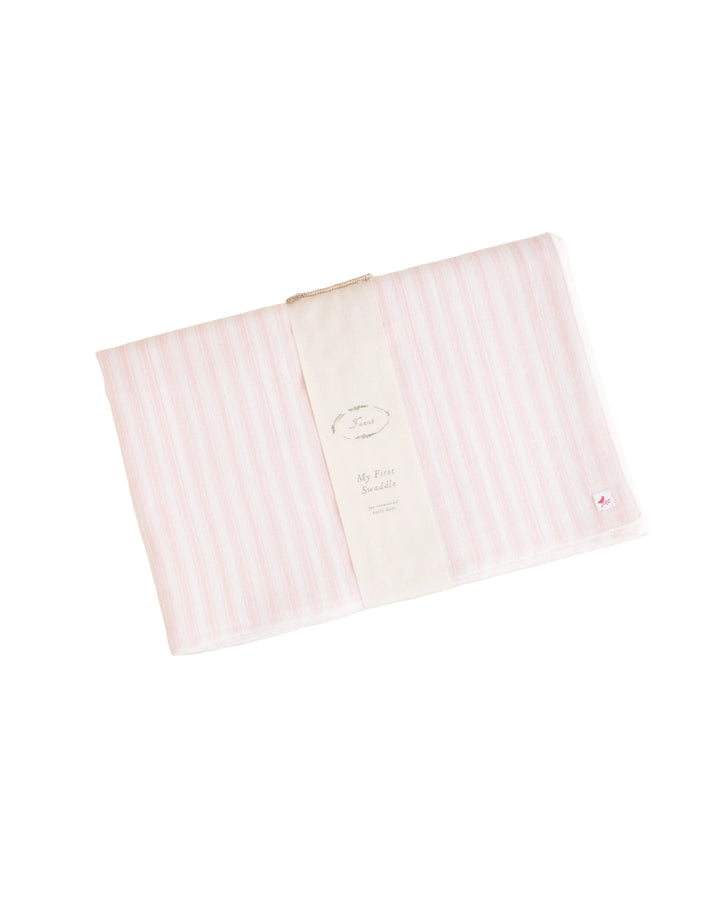 swaddle ticking stripe - pink
