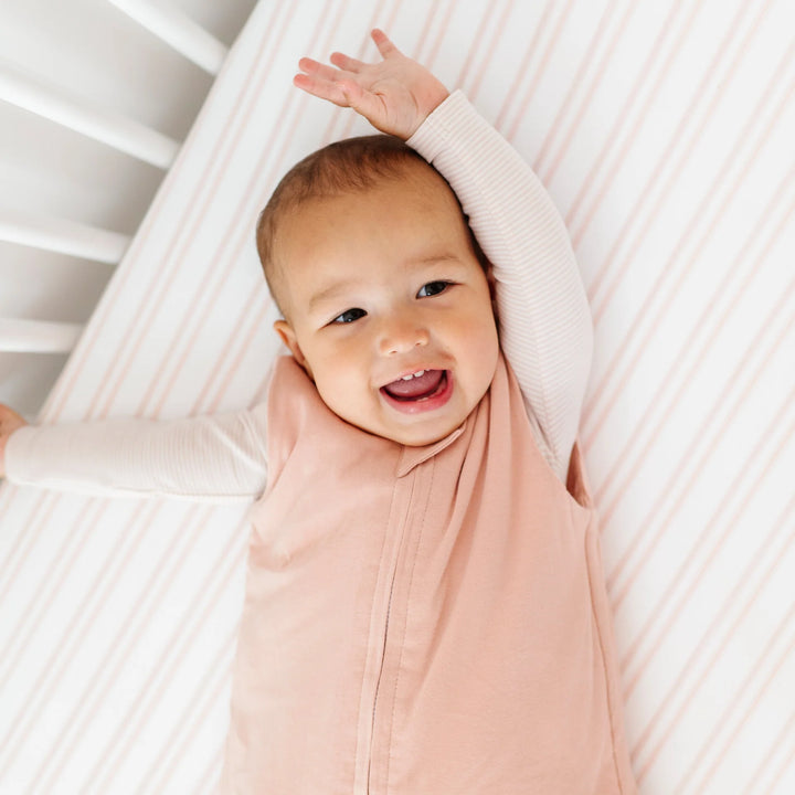 crib sheet butterfly with striped pack n play sheet 2 pack - pink butterfly/strpd