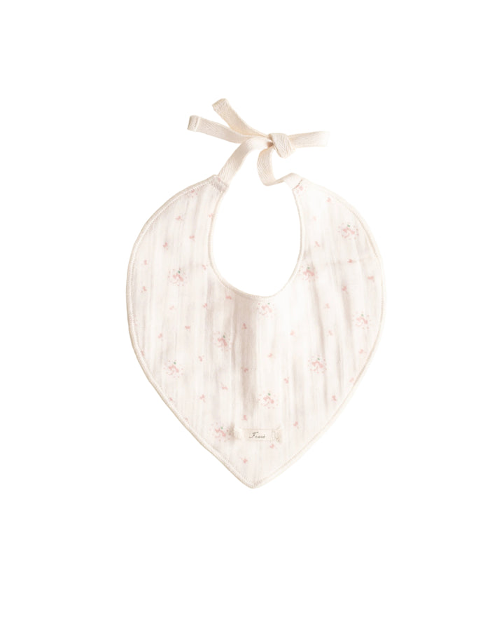 bib calico print - pink
