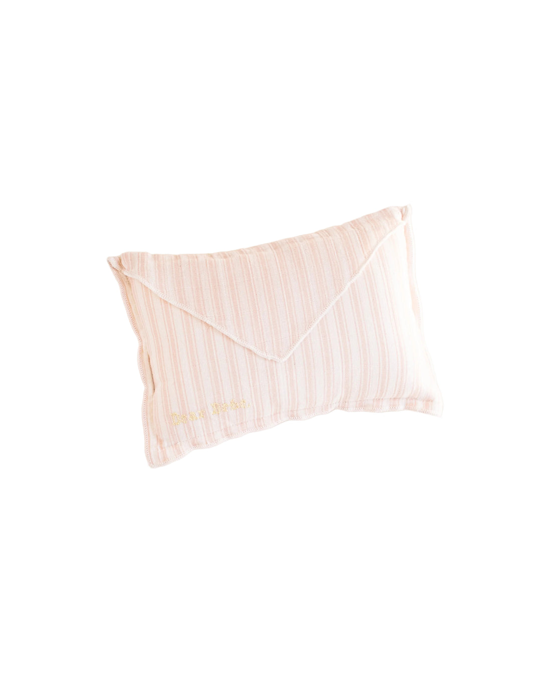 pillow envelope ticking stripe - pink