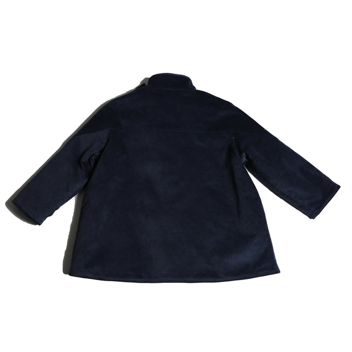 jacket long wrap bow - sapphire