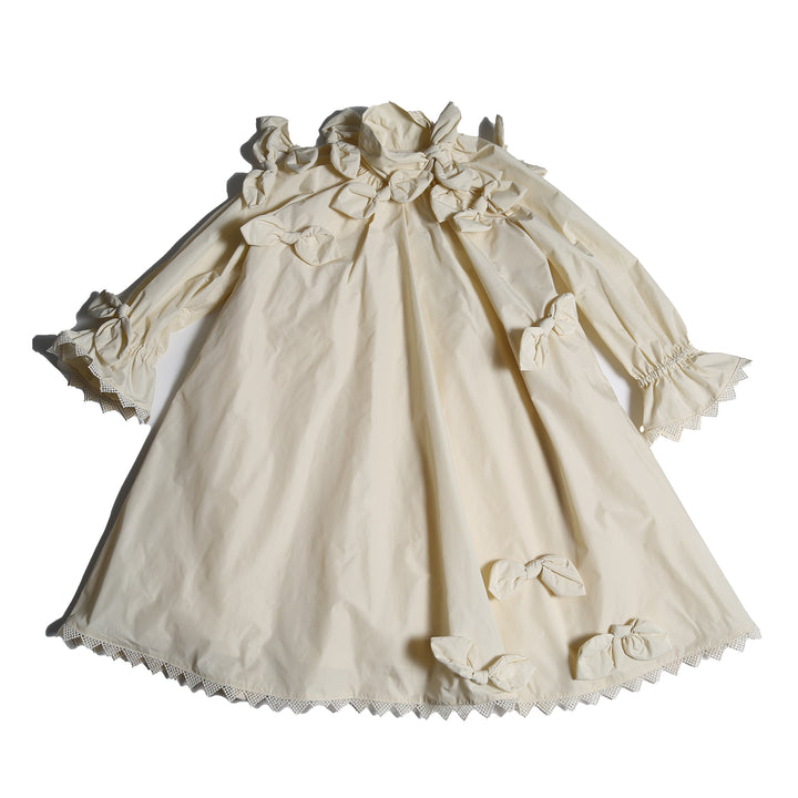 dress tafetta bow with neck tie - opal