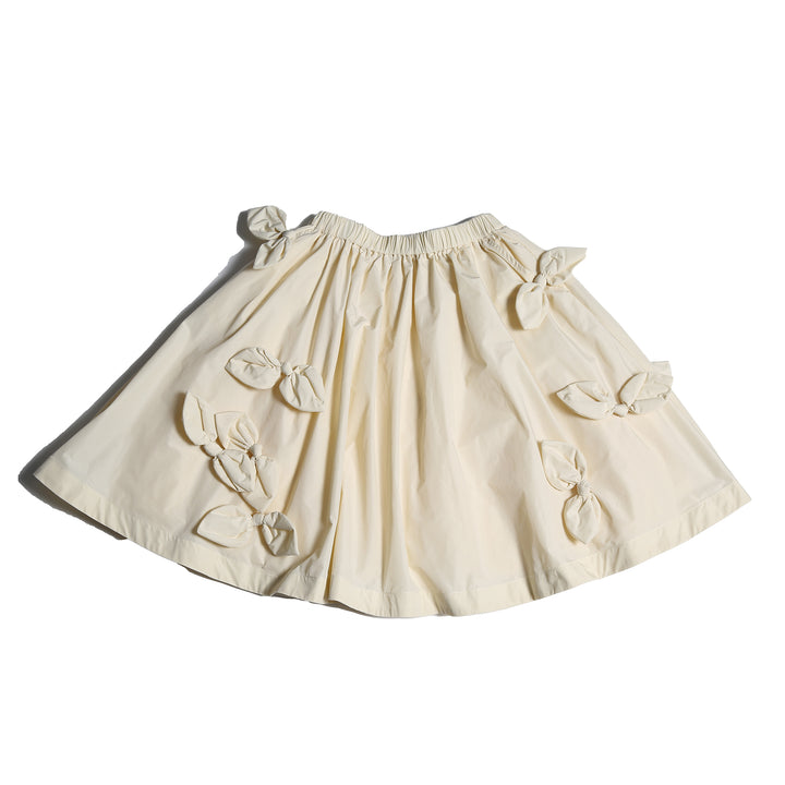 skirt tafetta bow embellished - opal