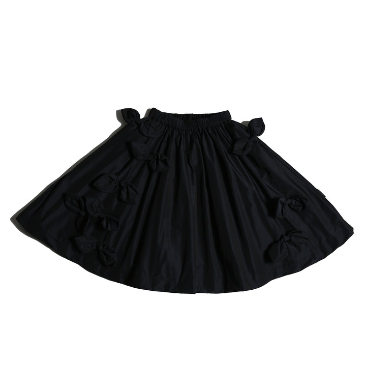 skirt tafetta bow embellished - sapphire