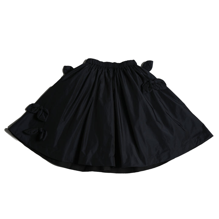 skirt tafetta bow embellished - sapphire