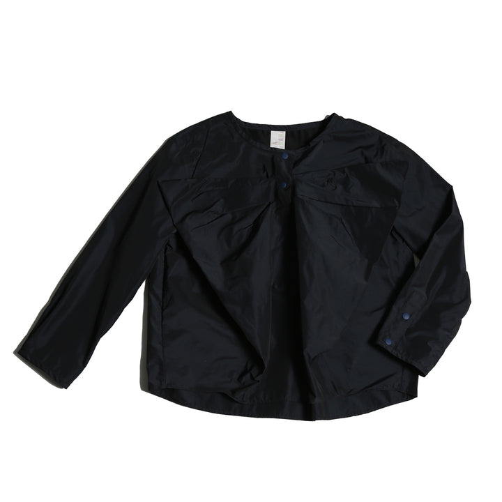 top l/s big bow blouse - sapphire