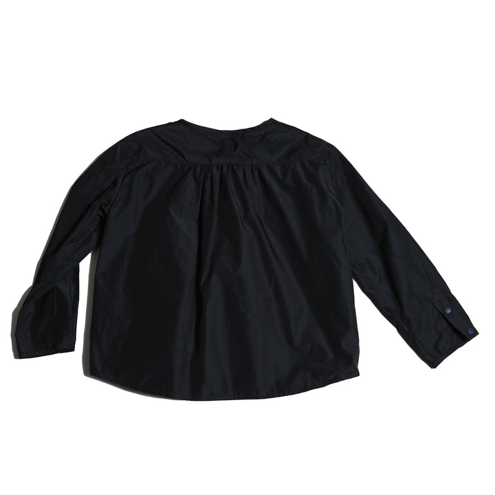 top l/s big bow blouse - sapphire