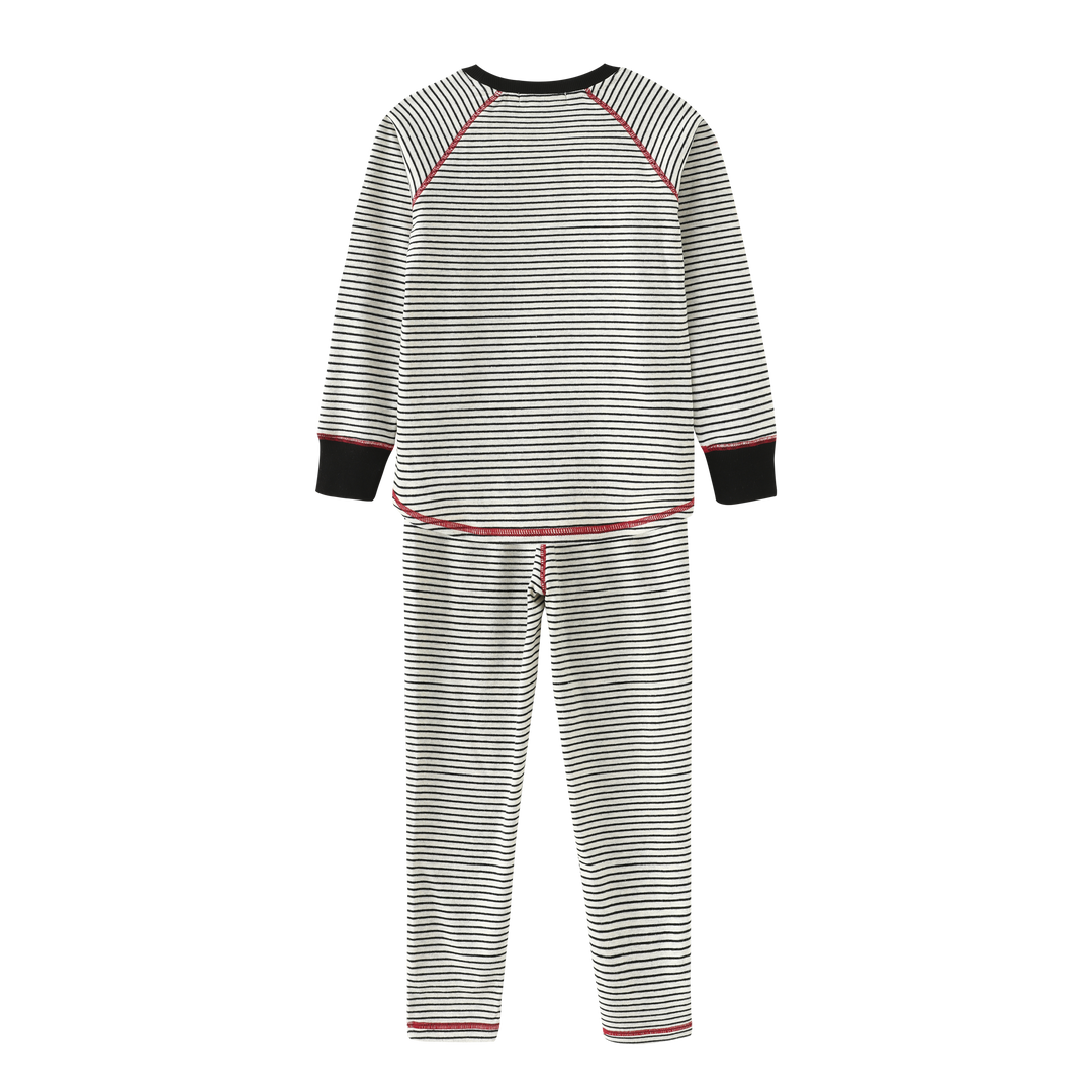 pajamas striped bunny - black striped