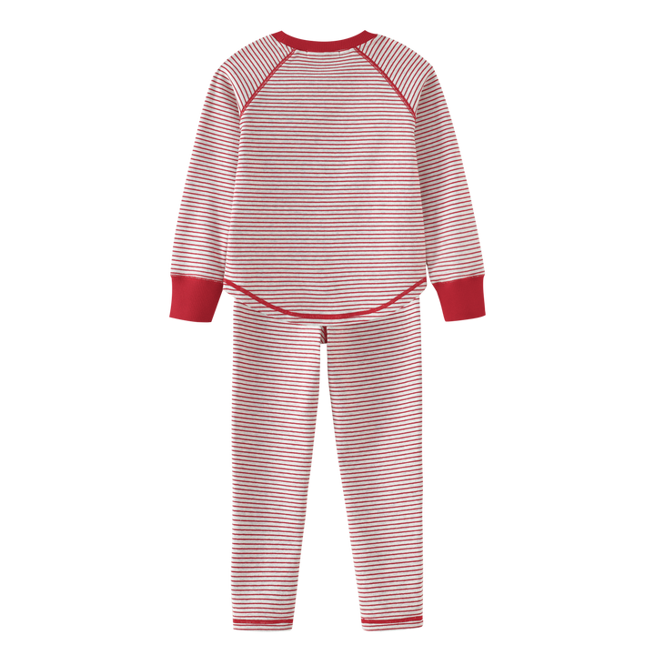 pajamas striped bunny - red striped