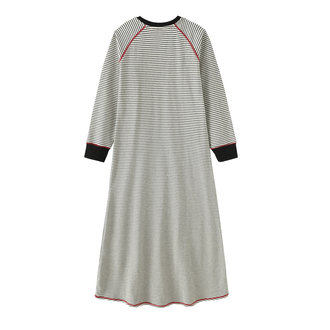 nightgown striped bunny - black striped