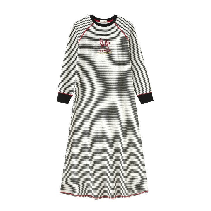 nightgown striped bunny - black striped