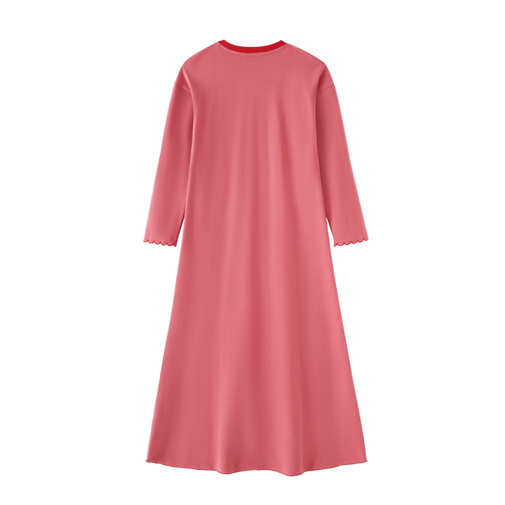 nightgown scalloped - pink