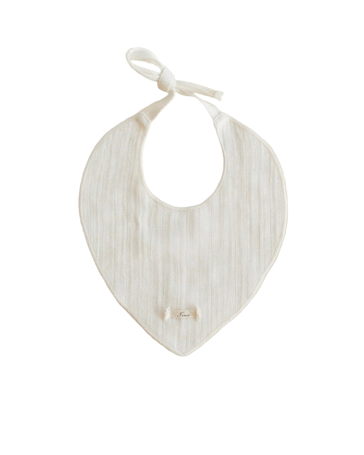 bib drool organic gauze  - milk