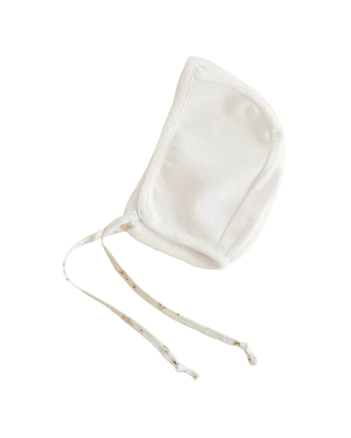 footie patch wrap - ecru/pink calico