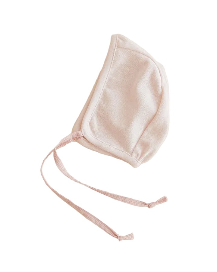 footie patch wrap with bonnet - barely pnk/pnk calco