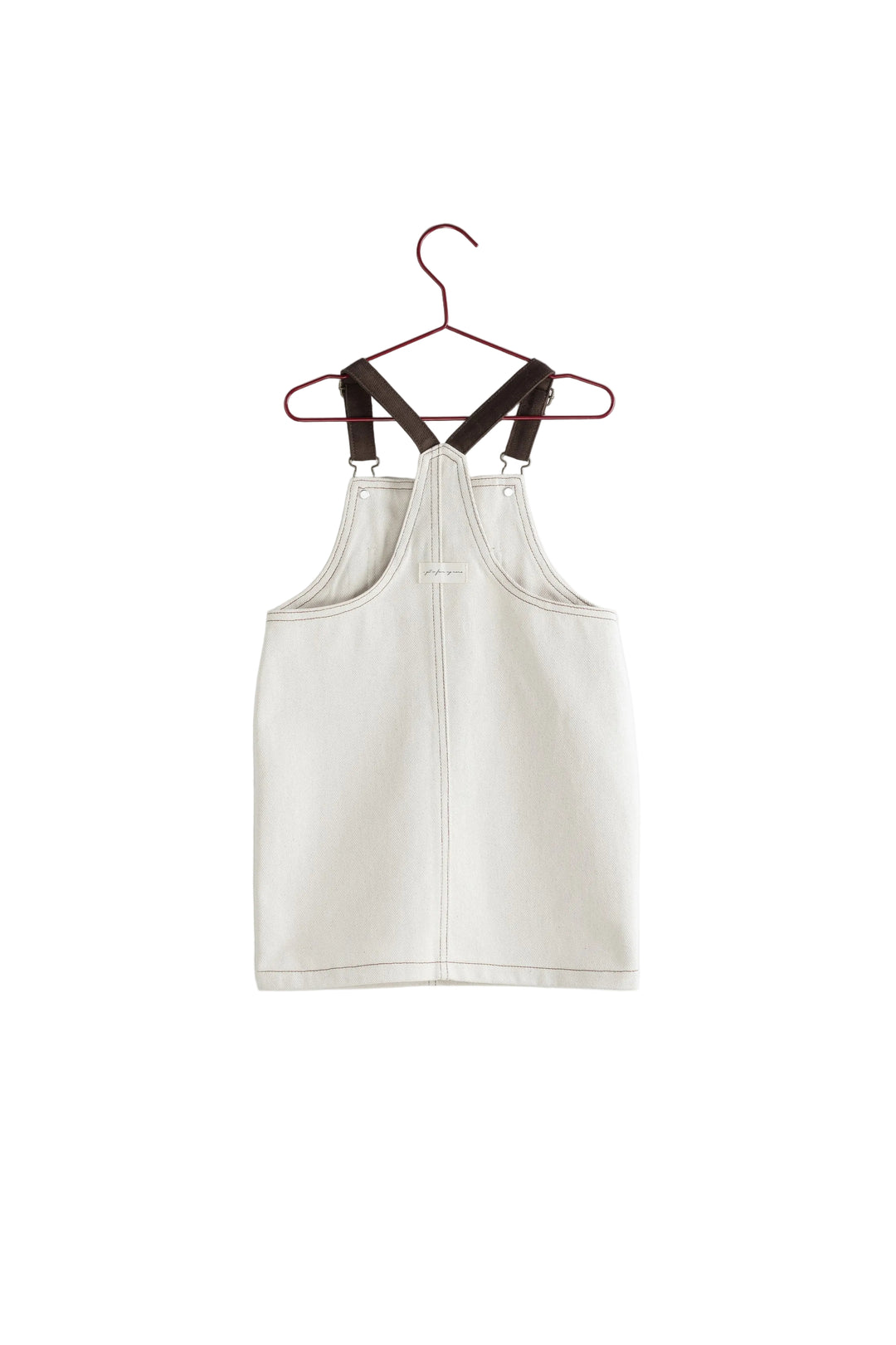 dress denim barrel jumper - off white