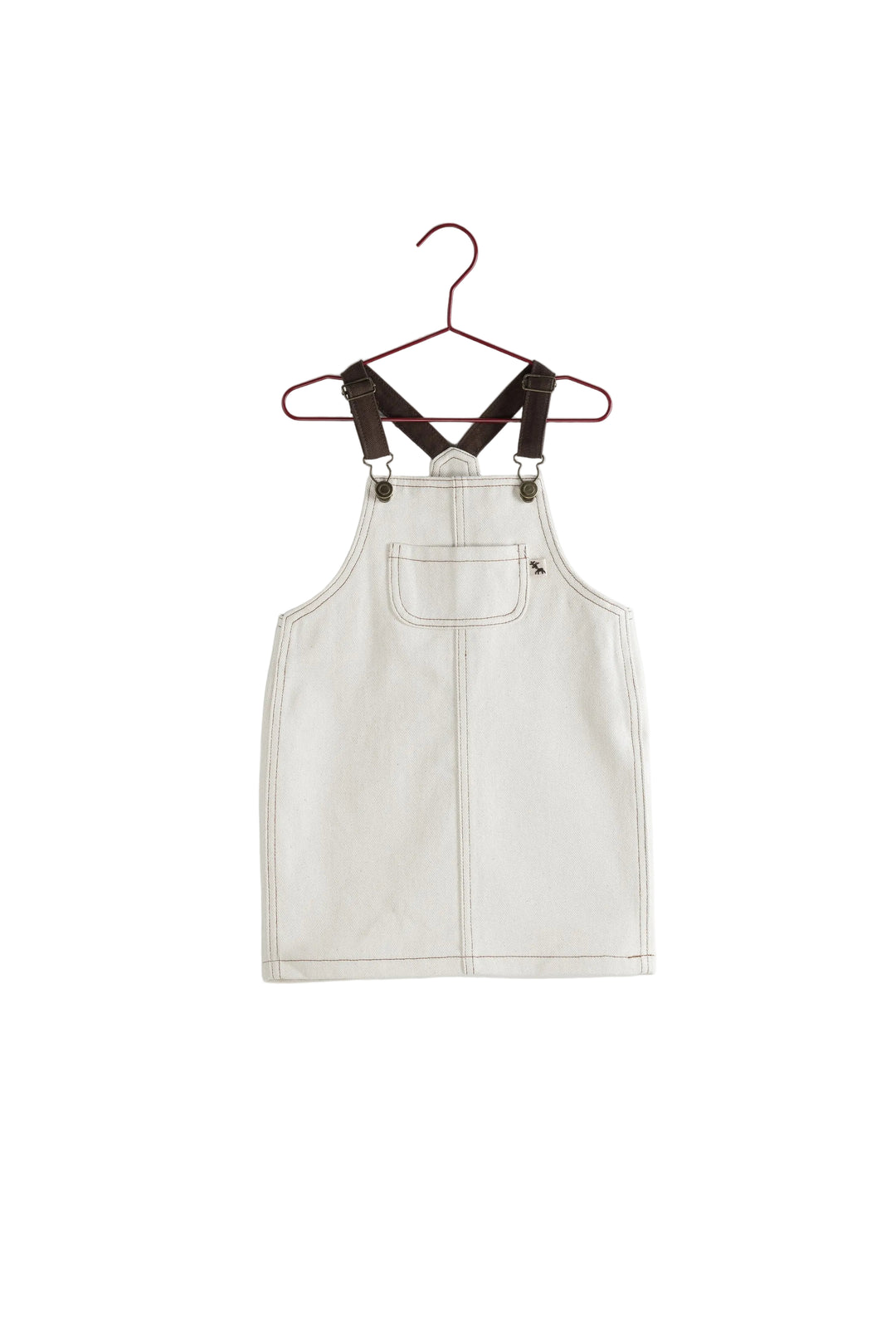 dress denim barrel jumper - off white
