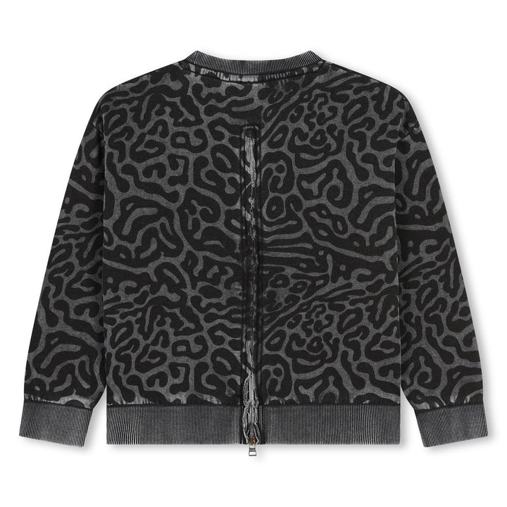 top l/s sweat leopard logo - black-09