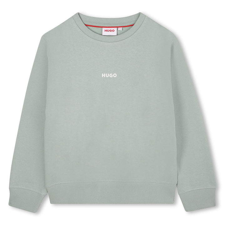 top s/s mini logo sweatshirt - true blue-75f