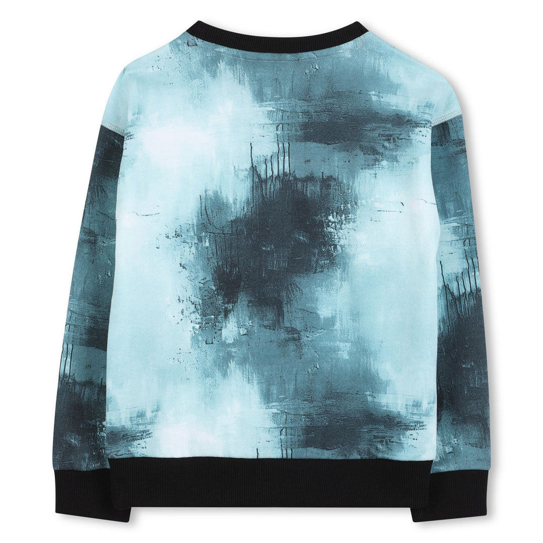 top l/s arty logo sweatshirt - true blue-75f