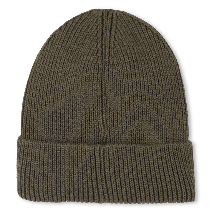 beanie ribbed with patch logo - kalamata-65f