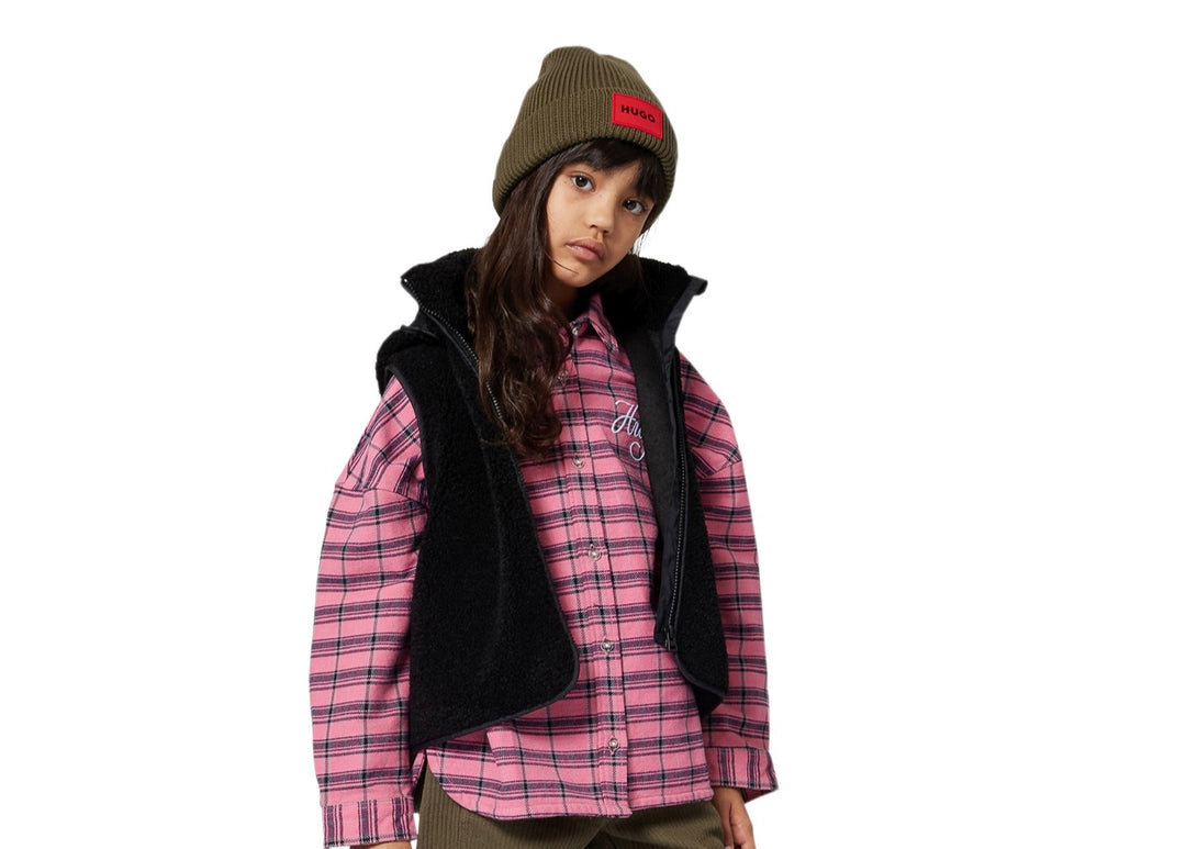 beanie ribbed with patch logo - kalamata-65f