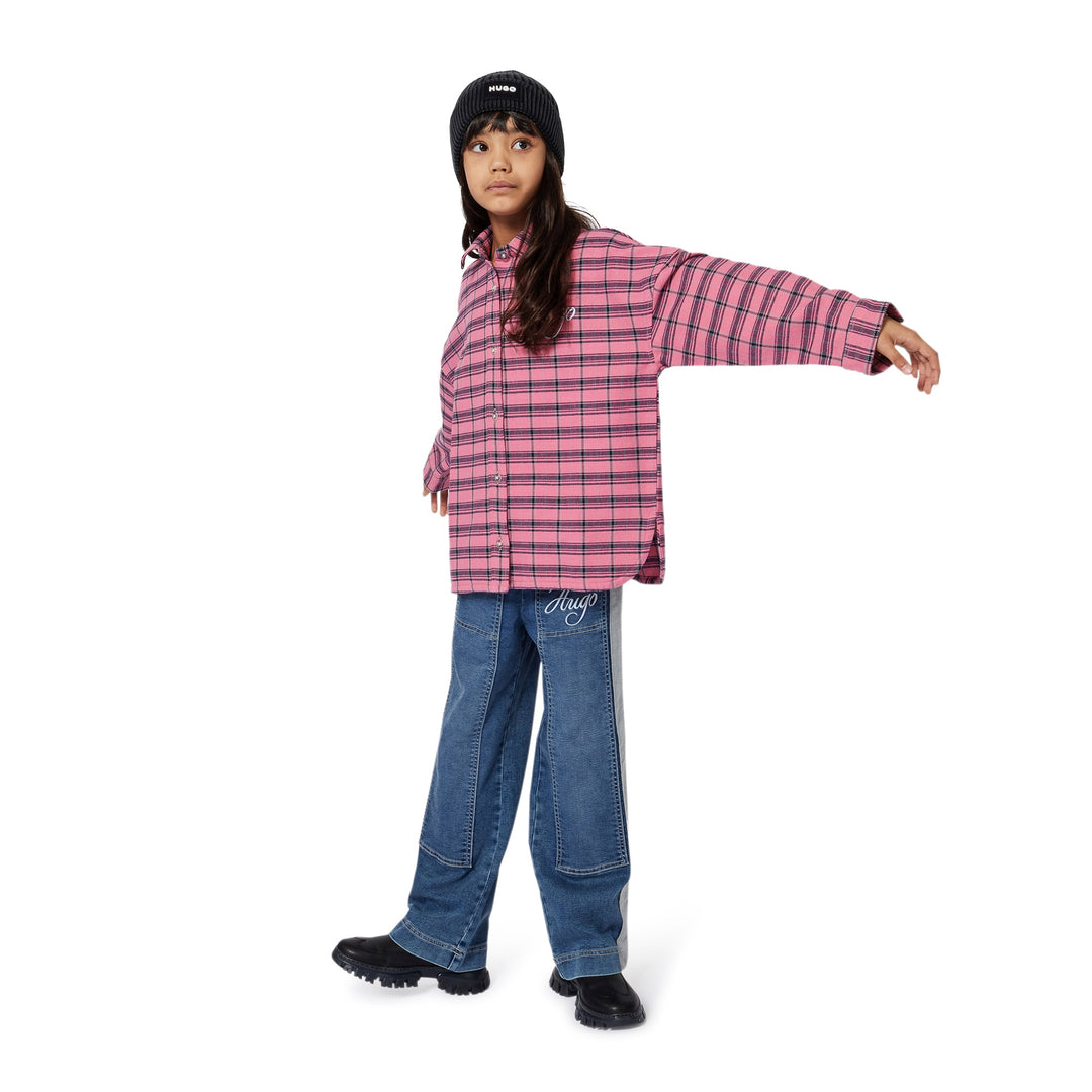 beanie chunky rib washed with logo patch - black-09b