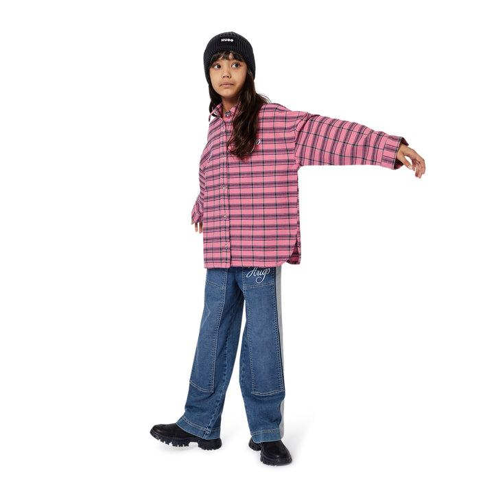 beanie chunky rib washed with logo patch - black-09b