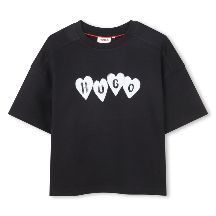 tee s/s heart logo - black-09b