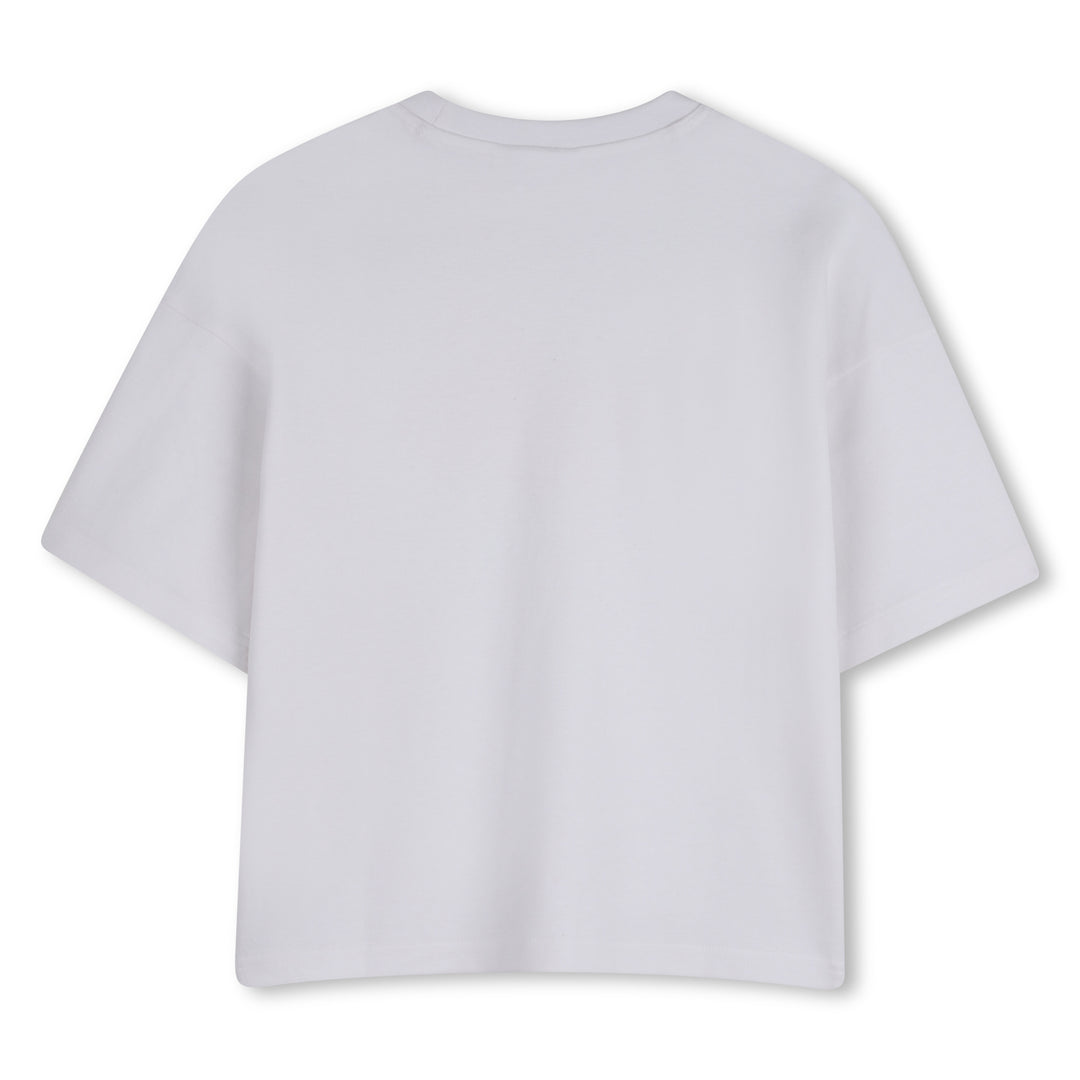 tee s/s heart logo - white-10p