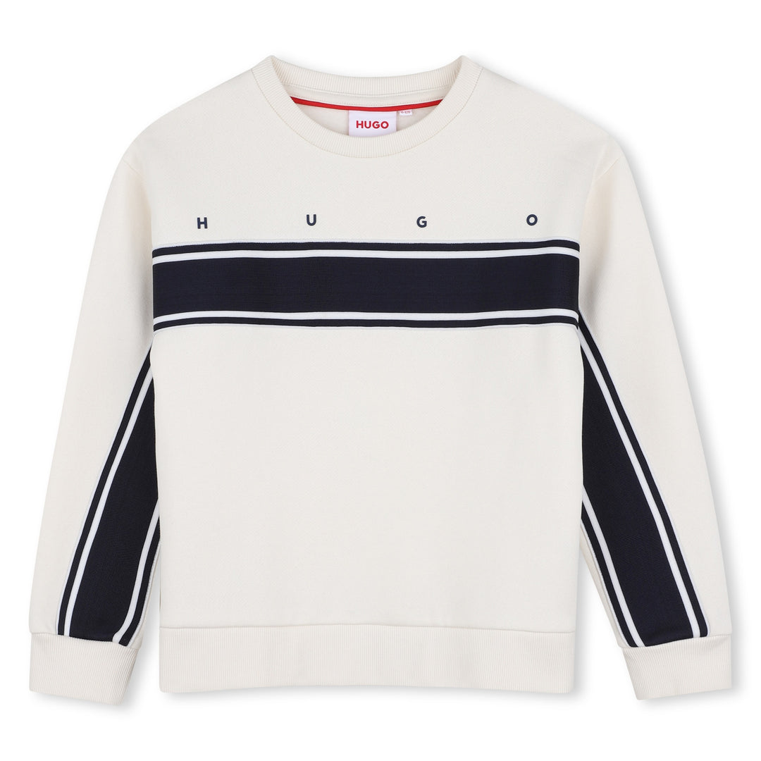 top l/s hugo stripe sweatshirt - lily-105
