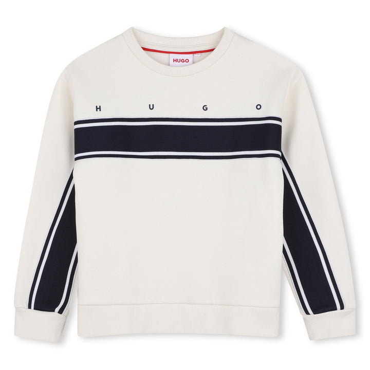 top l/s hugo stripe sweatshirt - lily-105
