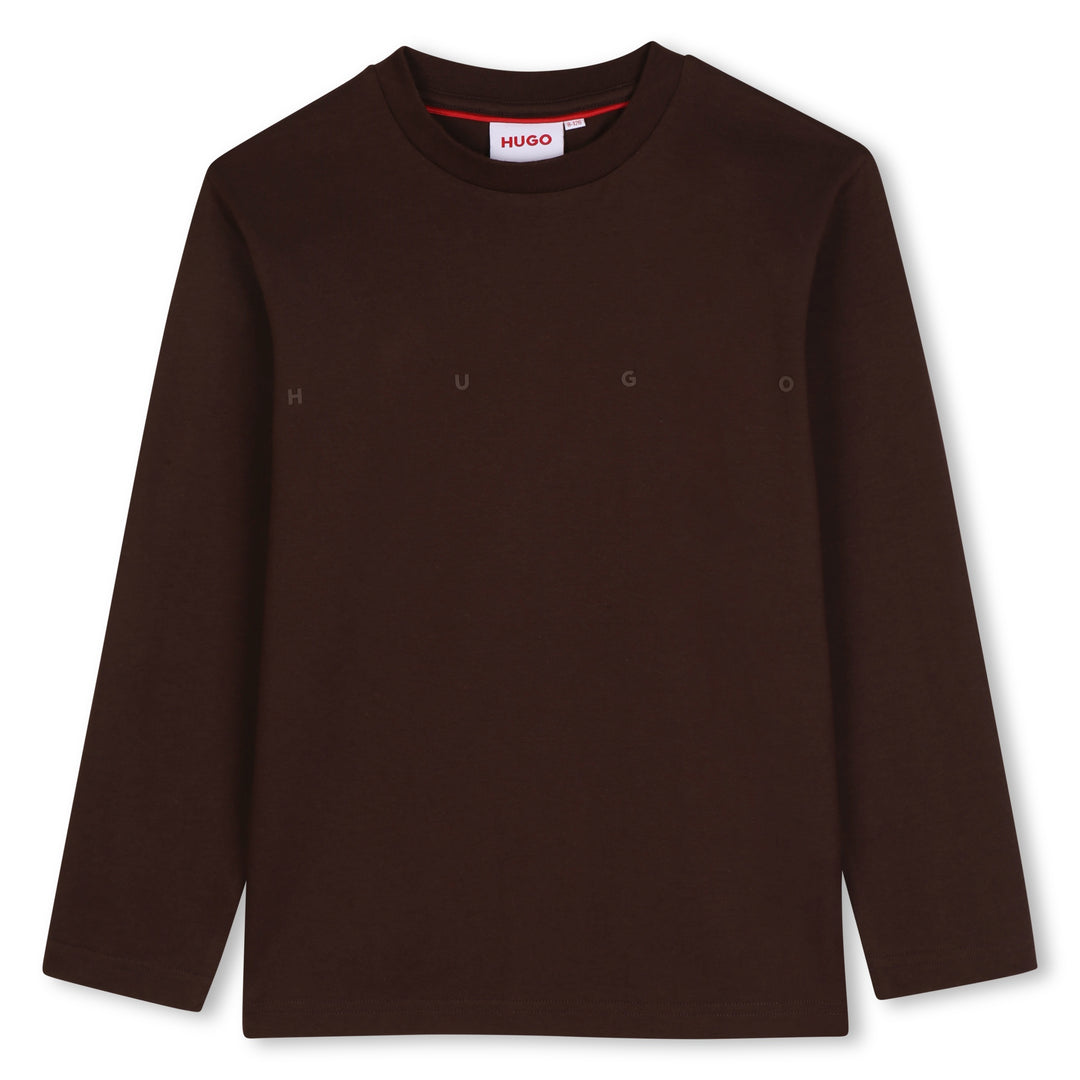 tee l/s rubber letter logo  - chicory coffee-33g