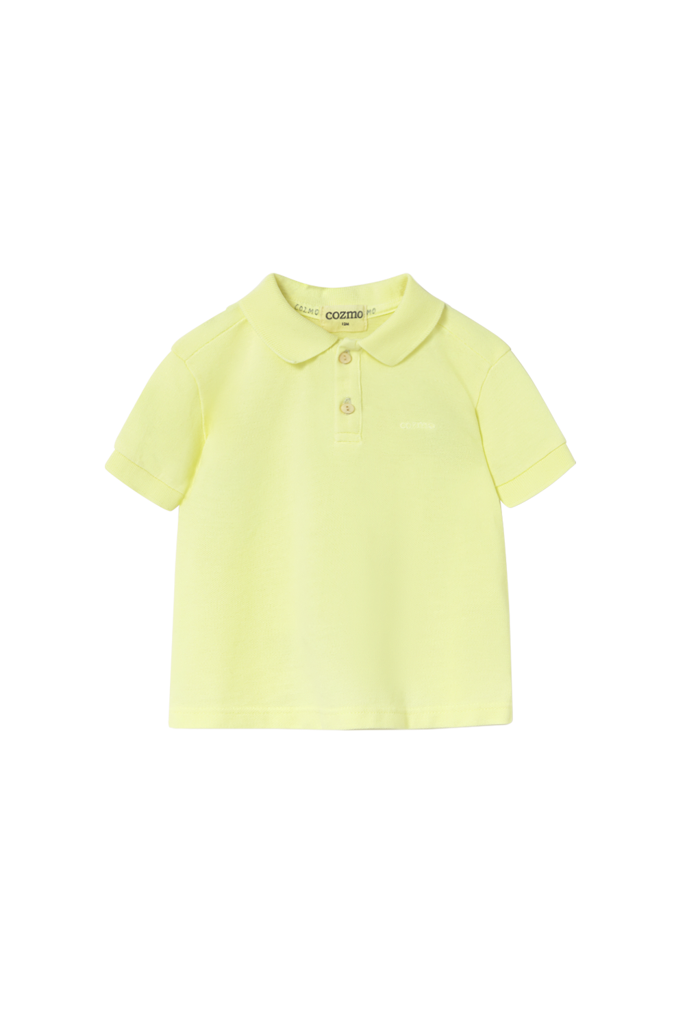 polo s/s mini logo - neon