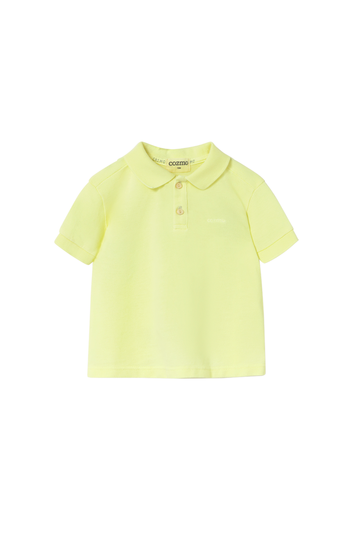 polo s/s mini logo - neon