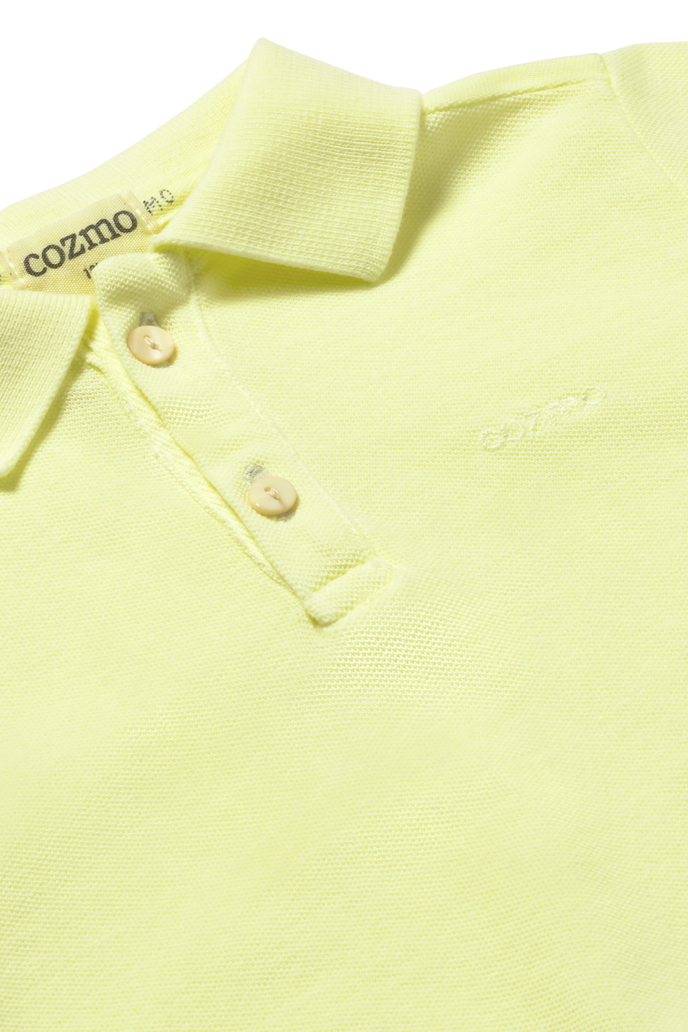 polo s/s mini logo - neon