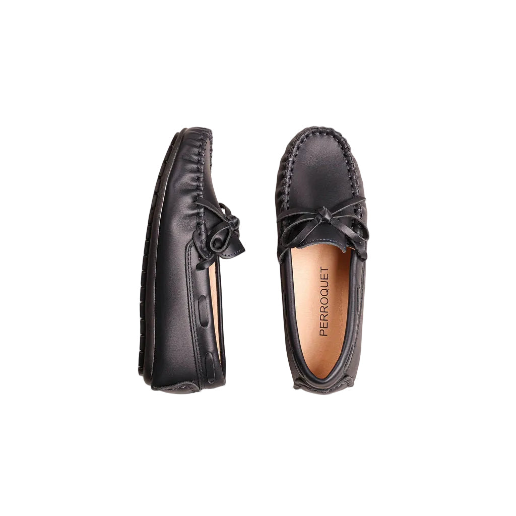shoes loafer with bow
