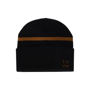 hat stripe cuff - black/brown