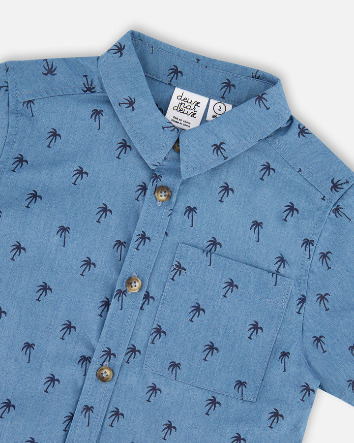 shirt s/s palm tree print - prntd plm tres-3h103