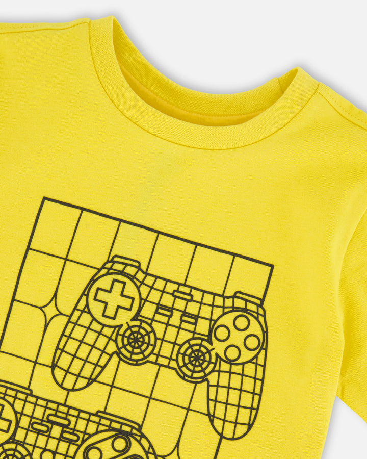 tee s/s gameboy graphic - prmrose yellow-02200