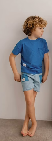 shorts denim pocket - denim