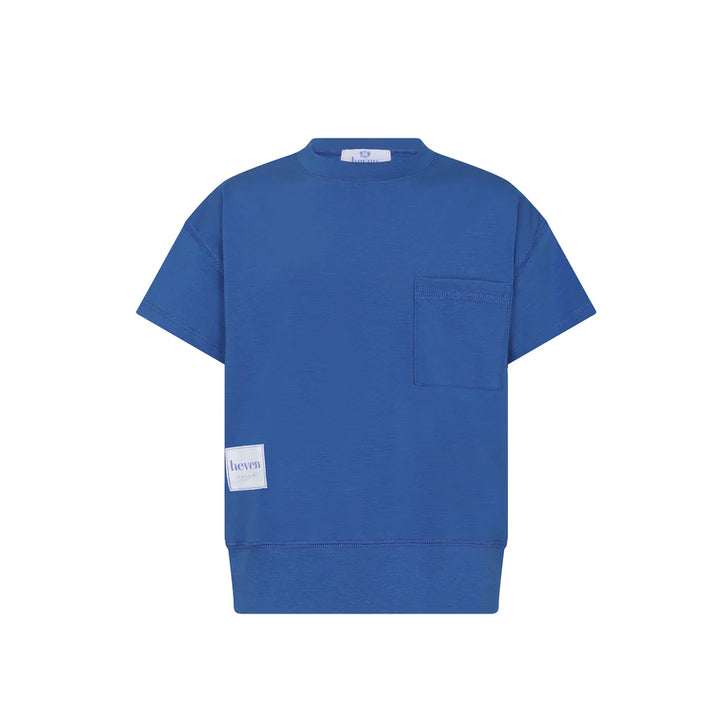 tee s/s pocket - blue