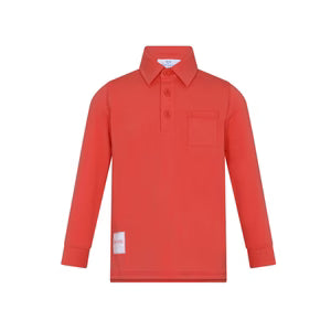 polo l/s pocket - orange