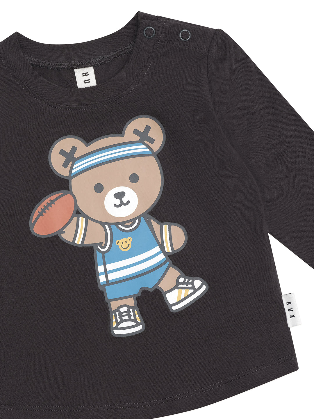 tee l/s teddy - soft black