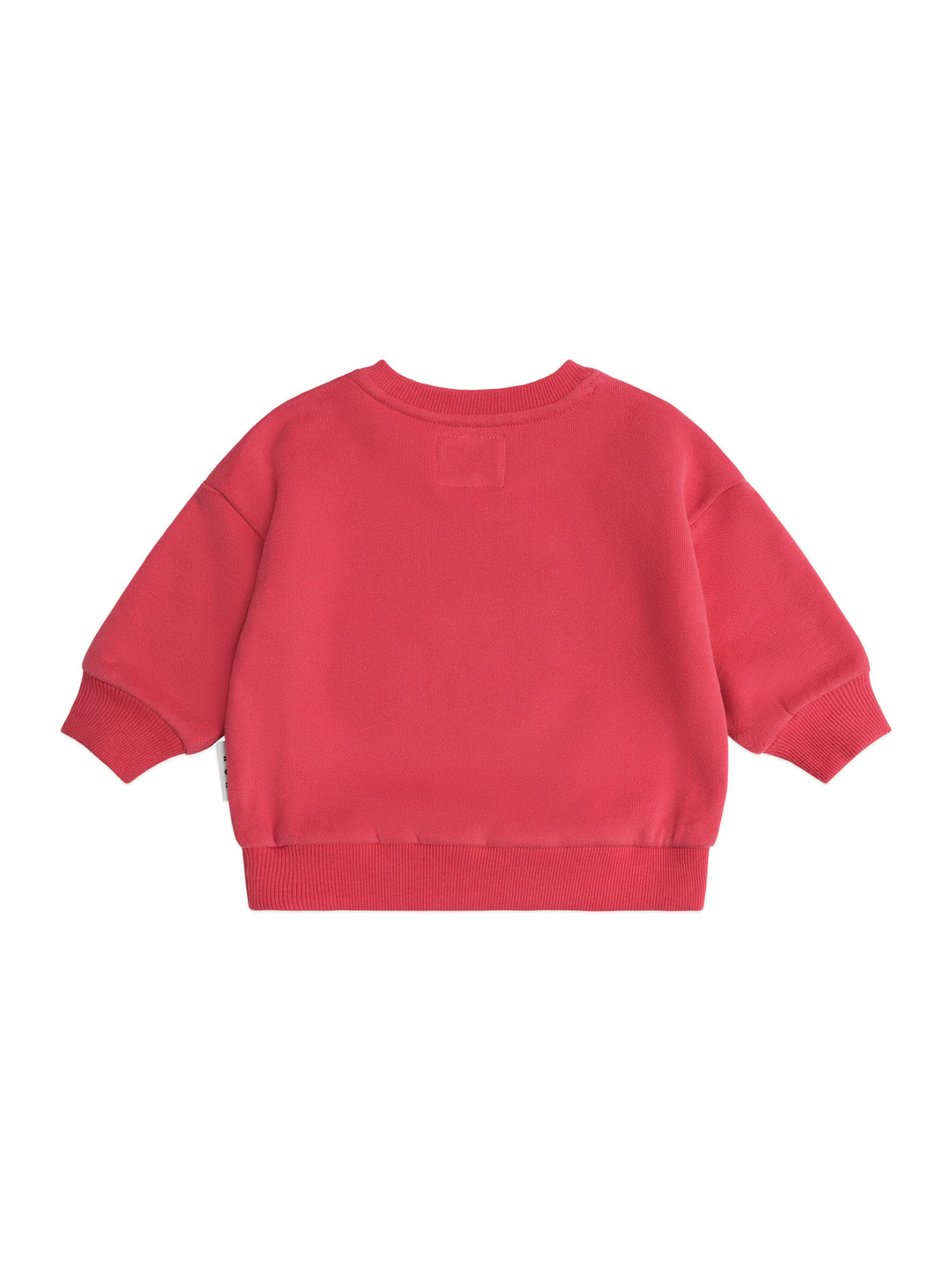 top l/s furry huxbear sweatshirt - chili
