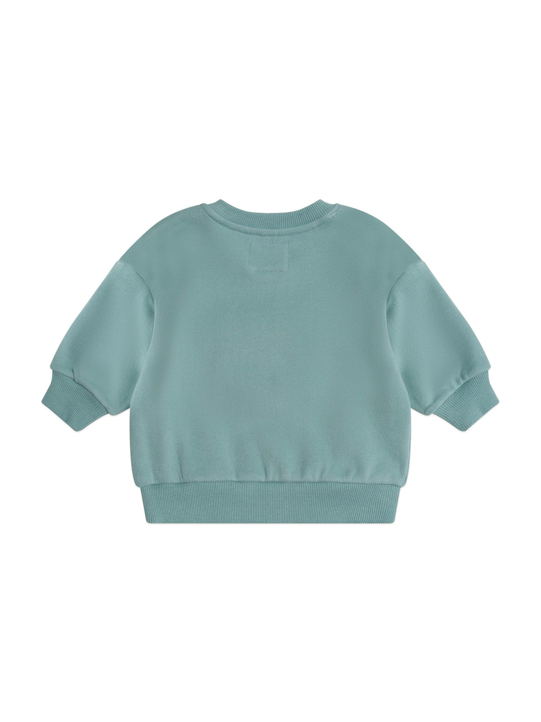 top l/s furry huxbear sweatshirt - green granite
