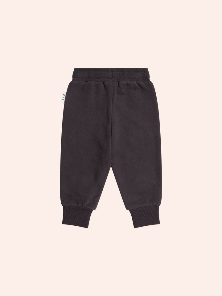 set outfit furry hux bear tee and sweatpants - soft black